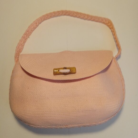 ERIC JAVITS PINK PURSE - Picture 1 of 4